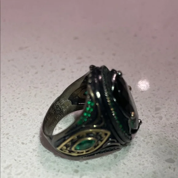 Mens emerald ring - Picture 4 of 6